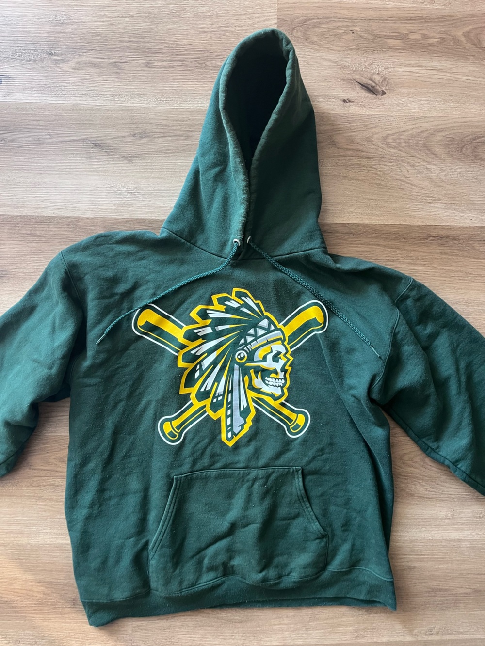 Savs Clothing Oakland A’s Baseball Dark Green Pullover Mens Hoodie